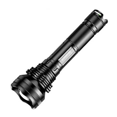 Superfire Flashlight, Rechargeable, LED, Waterproof IP46, 2700lm Black (L3-D)