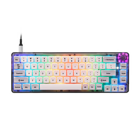 Mechanical gaming keyboard Motospeed CK69 RGB (white)