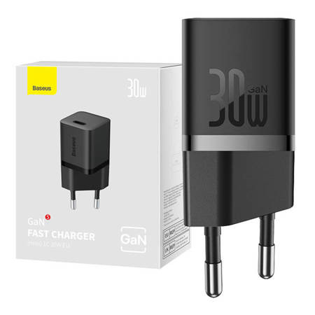 Mini wall charger Baseus GaN5 30W CCGN070401 (black)