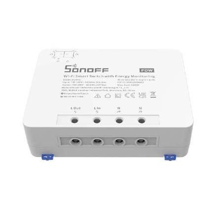 Sonoff Smart Ενδιάμεσος Διακόπτης Wi-Fi σε Λευκό Χρώμα POWR3 (6920075776768)