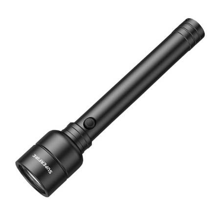 Supfire Y16 Επαναφορτιζόμενος Φακός LED Αδιάβροχος IP46 με Μέγιστη Φωτεινότητα 1700lm μαύρο χρώμα