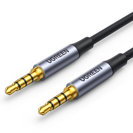 UGREEN AV183 Mini jack cable 3.5mm, AUX, 2m (black) 20782