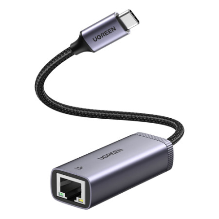 Ugreen CM483 USB-C Αντάπτορας Δικτύου για Ενσύρματη σύνδεση Gigabit Ethernet (40322)