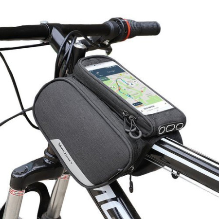 Wozinsky frame bike bag + detachable phone cover up to 6.5 \