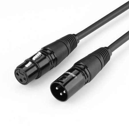 Ugreen Καλώδιο XLR Female to XLR Male AV130 Cable 5m - Μαύρο 20712