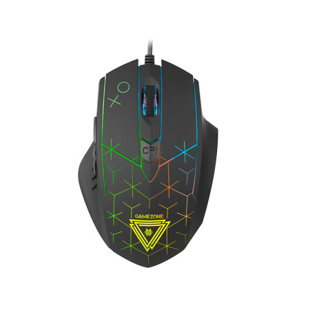 Mouse Tracer Gamezone XO RGB Gaming  Μαύρο 46797