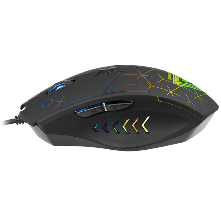 Mouse Tracer Gamezone XO RGB Gaming  Μαύρο 46797